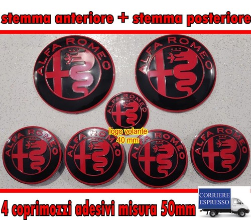 Kit fregio stemma alfa romeo - stemma,