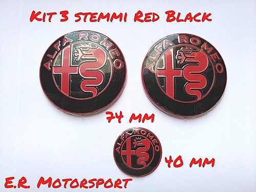 Kit stemmi 74mm 40mm - 3, +