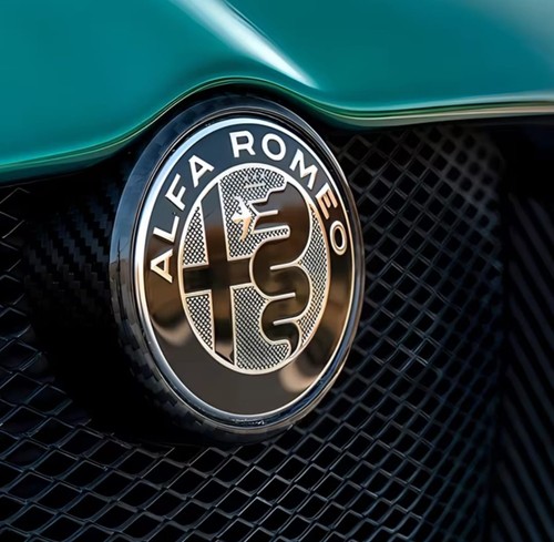 Stemma alfa romeo emblema - alfa, 74mm